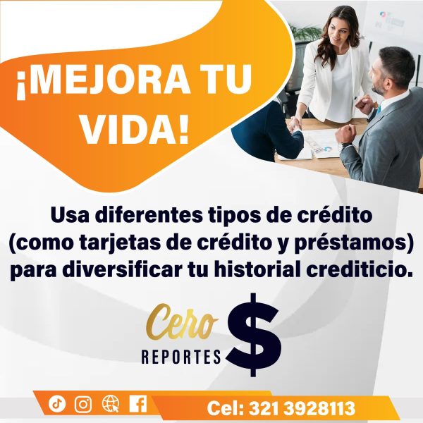 Con Cero reportes, pones fin a tus problemas de vida crediticia